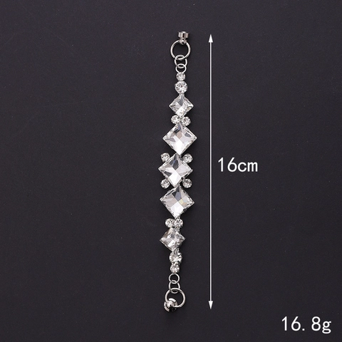 DIY Strass Handyhülle Dekokette Marquise Quadrat Kristall Metall Anti-Verlust Handschlaufe Armband Schmuckzubehör
