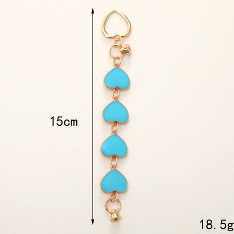 Süße Legierung Emaille Herz Handykette Süßigkeiten Farbe Anti-Verlust Armband Für Damen Handyhülle Anhänger Schmuck