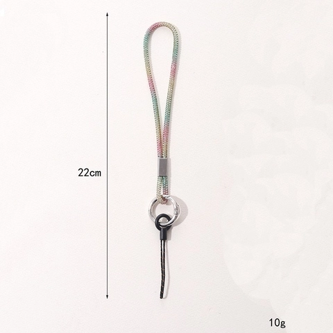 Luxury Handmade 4mm Rhinestone Phone Chain Anti-Lost Mobile Phone Lanyard Sparkling Wrist Strap For Women Fashion Accessory