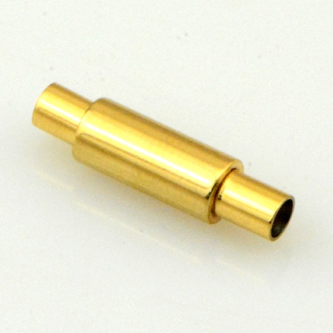 Stainless Steel Barrel Clasps Screw Connectors For Jewelry Making DIY Bracelet Necklace End Caps Connectors Accessories