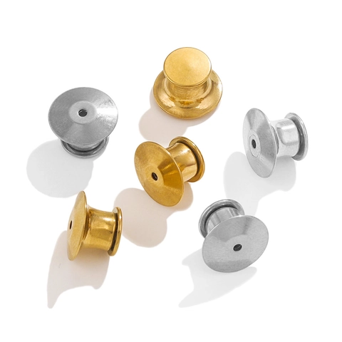 Supporti per Spille in Acciaio Inossidabile Chiusura a Farfalla per Distintivi Spille Fai da Te Accessori per Gioielli