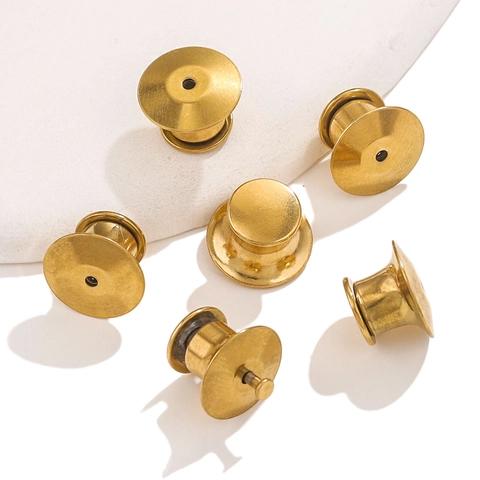 Supporti per Spille in Acciaio Inossidabile Chiusura a Farfalla per Distintivi Spille Fai da Te Accessori per Gioielli