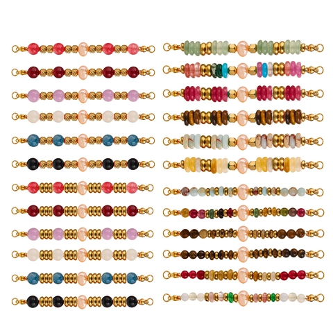 Stainless Steel Natural Stone Artificial Pearl Beaded Pendant Connector For DIY Jewelry Making Colorful Vintage Charms