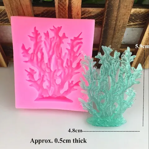 DIY Korallen Algen Silikonform Für Fondant Kuchen Dekoration Schokolade Harz Handwerk Handgemachte Backwerkzeuge Zuckerform