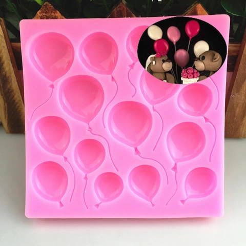 Romantische Ballon Silikonform Für Fondant Tortendekoration DIY Schokolade Backwerkzeug Harz Handwerk Randform