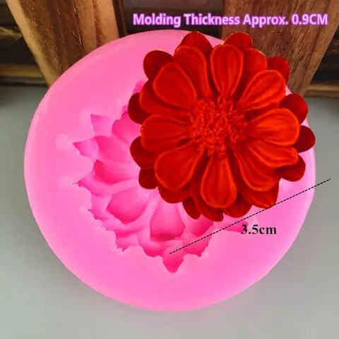 Kleine Gänseblümchen Silikonform 3D Blumenform Backwerkzeug Für Tortendekoration Handgefertigte Seife Kerze Harz DIY Handwerk