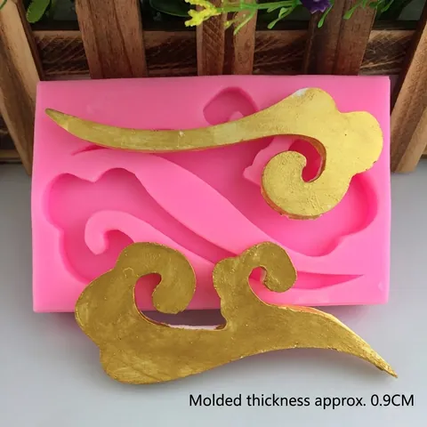 DIY Gunstige Wolk Siliconen Vorm Voor Fondant Chocolade Taart Bakken Roze Flexibele Siliconen Traditionele Ambachtelijke Decoratie