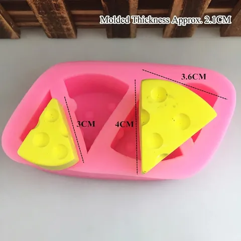 DIY Cheese Block Shape Silicone Mold For Cake Dessert Chocolate Handmade Soap Fondant Baking Tool Kitchen Accessories
