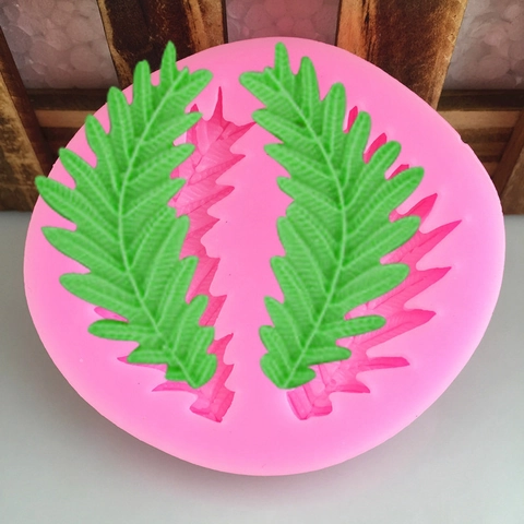 DIY Blatt Meeresalgen Olivenzweig Silikonform Weizenähre Design Flüssigfondant Tortendeko Werkzeuge Backen Schokoladenform