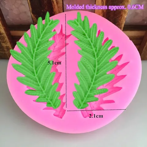 DIY Blatt Meeresalgen Olivenzweig Silikonform Weizenähre Design Flüssigfondant Tortendeko Werkzeuge Backen Schokoladenform