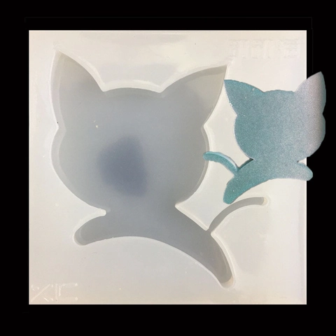 Stampo in Silicone a Forma di Gatto per Fai da Te Aromaterapia Fonduta Decorazione Torte Strumenti Mini Sagoma Animale Stampo Cottura Cioccolato Gelato