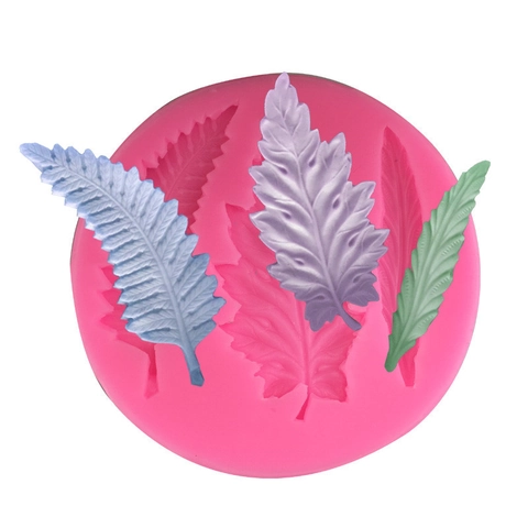Rosa Blattform Silikonform Für Kuchenrand Fondant Schokolade Dekoration Backwerkzeuge DIY Handgemachte Ton Handwerk Form