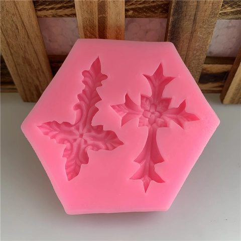 Stampo in Silicone a Forma di Croce Barocca per Decorazione Torte in Fondente Cioccolato Gelato Artigianato in Resina Gesso Fai da Te
