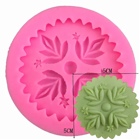 Runde Seerose Form Silikonform Fondant Tortendekoration Werkzeug Für Handgemachte Seife Schokolade Zucker Handwerk Backzubehör