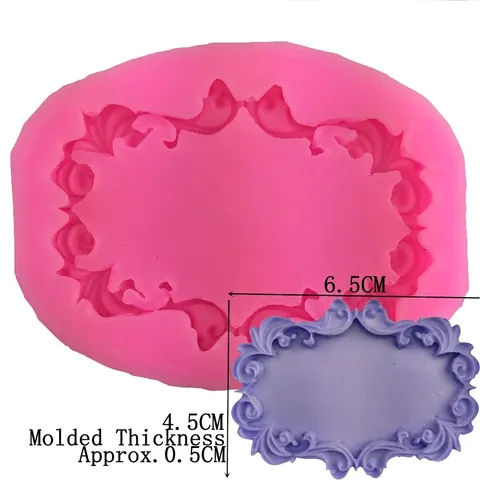 Barok Stijl Siliconen Kant Vorm Ronde Reliëf Rand Fondant Taart Decoratie Gereedschap Chocolade Ambacht DIY Bakbenodigdheden Vorm