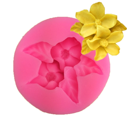 Stampo in Silicone a Forma di Fiore per Fondente Torta Aromaterapia DIY Cioccolato Gelato Artigianale Decorazione Cottura