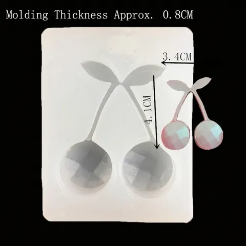 Kirschförmige Silikonform Für Kuchendekoration Handgemachte Fondant Schokolade Süßigkeiten Handwerk DIY Backen Deko Werkzeug