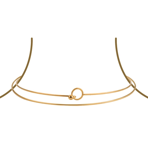 Minimalistisches Edelstahl Halsband Halskette Für Damen DIY Schmuckzubehör Gold Silber Ton Kugelverschluss Metall Torque Kragen Halsring