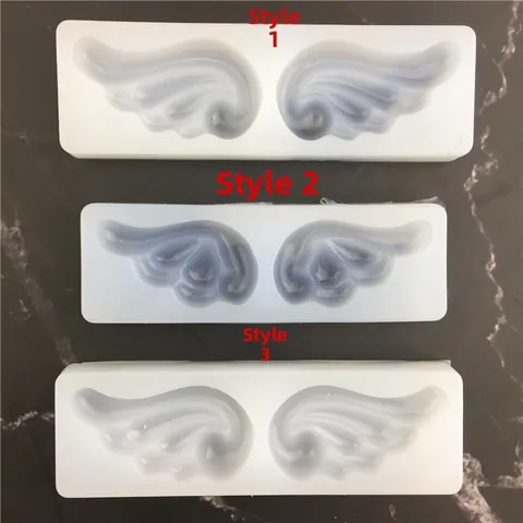 Angel Wing Shape Silicone Cake Mold For Fondant Chocolate Ice Cream DIY Sugar Craft Decorative Baking Tool Flexible Mold