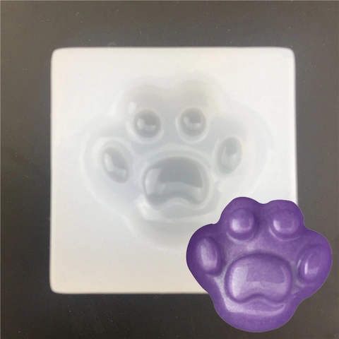 Cute Dog Paw Shape Silicone Mold For DIY Fondant Cake Decorating Sugarcraft Baking Tools Chocolate Candy Handcraft Mold