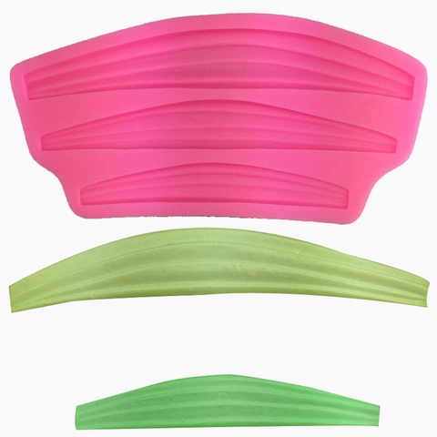Ribbon Lace Border Silicone Fondant Cake Mold Wave Pattern Edge Decorating Tool For Wedding Birthday Baking DIY Crafts