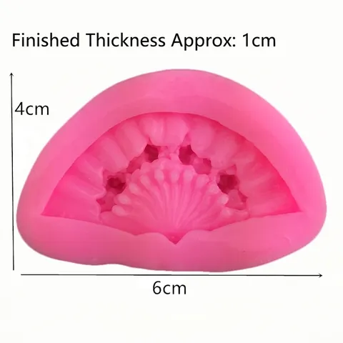 Waaiervormige Siliconen Vorm Voor Fondant Taart Decoratie DIY Bakgereedschap Roze Vouwwaaier Vorm