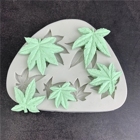 Ahornblatt Silikon Fondant Form DIY Sugarcraft Schokolade Kuchen Dekoration Silikonform Backwerkzeug Für Haus Küche Zubehör
