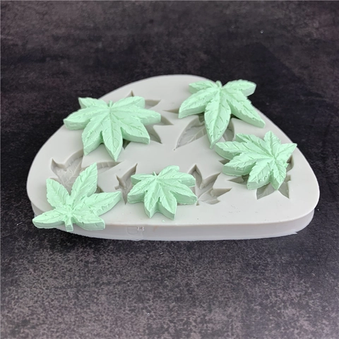Ahornblatt Silikon Fondant Form DIY Sugarcraft Schokolade Kuchen Dekoration Silikonform Backwerkzeug Für Haus Küche Zubehör