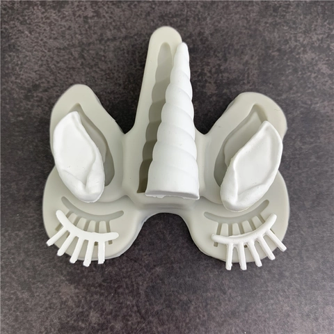 Unicorn Silicone Mold For Cake Decoration Chocolate Fondant Resin Clay Craft DIY Baking Tool Decorative Baking Mold