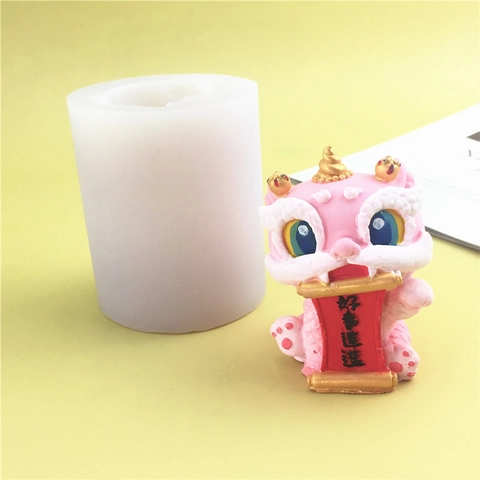 3D Glückstier Pixiu Silikonform Handgefertigtes DIY Bastelwerkzeug Für Kerzen Gips Harz Seife Dekorative Form