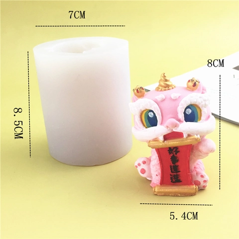 3D Glückstier Pixiu Silikonform Handgefertigtes DIY Bastelwerkzeug Für Kerzen Gips Harz Seife Dekorative Form