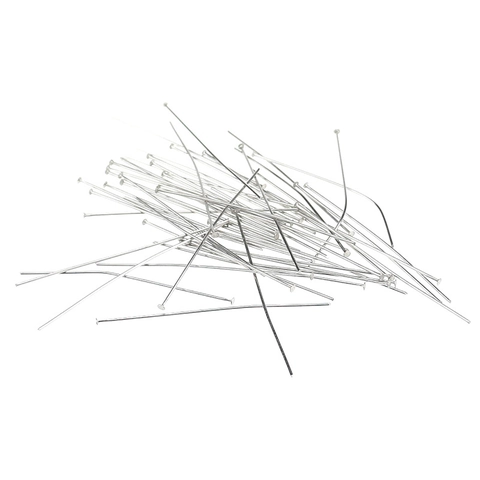 304 Stainless Steel T Pins Flat Head Pins For DIY Jewelry Making Handmade Earring Necklace Craft Findings Silver Tone