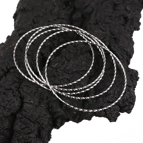 Stainless Steel Twisted Circle Pendants Spiral Texture Connectors DIY Jewelry Making Findings Gold Silver Hoop Craft Components