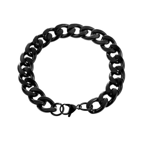 Unisex Hip Hop Stainless Steel Cuban Link Bracelet For Men Women Fashion Jewelry NK Hollow Chain Bracelet Gold Black Silver