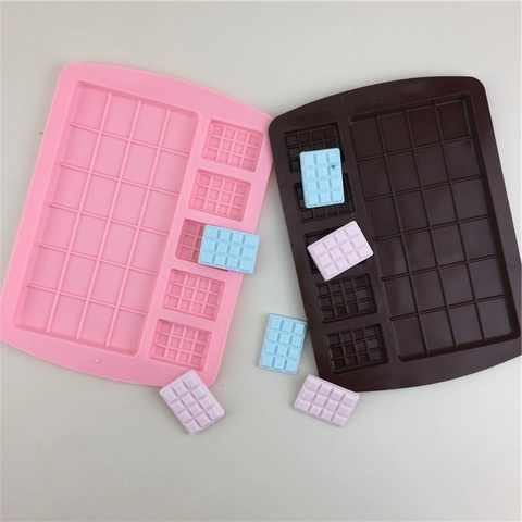 Kreative Geometrische Waffelform Silikonform Für Schokolade Kekse Fudge Gelee DIY Backen Dekoration Werkzeug Silikonform
