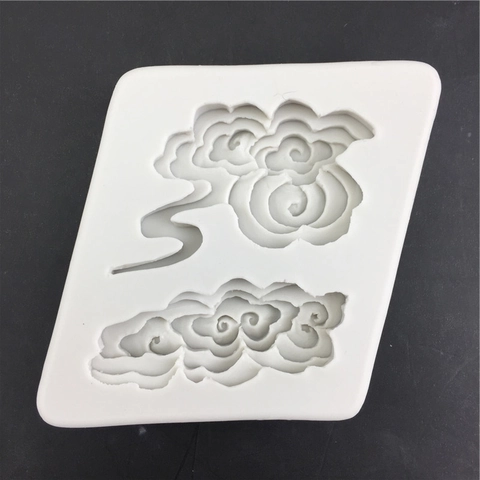 Auspicious Cloud Silicone Mold DIY Baking Fondant Cake Chocolate Soap Resin Casting Plaster Craft Decorative Molding Tool