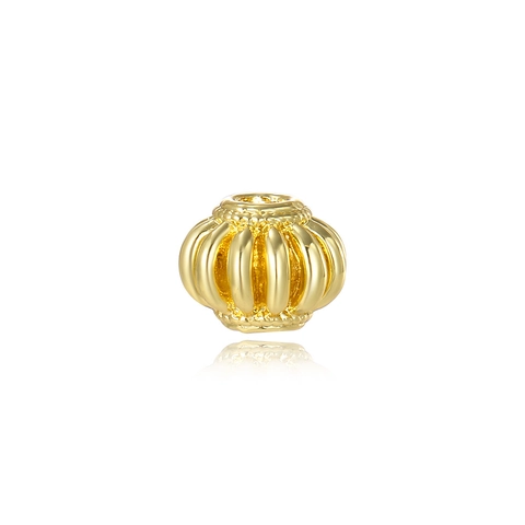Vintage Alloy Hollow Flower Pattern Spacer Beads Lantern Pumpkin Style DIY Jewelry Making Charms For Necklace Bracelet