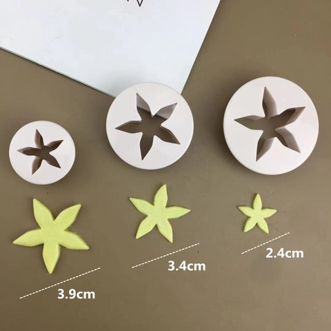 Sternförmige Plätzchenformen Kunststoff Fondant Tortendekoration Werkzeuge Stern Gebäckform Set Für DIY Backen Handwerk Pasta Fondant