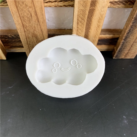 Καλούπι σιλικόνης με χαμογελαστό σύννεφο Mini Cloud Fondant Εργαλείο διακόσμησης τούρτας για σοκολάτα DIY Crafting Mould