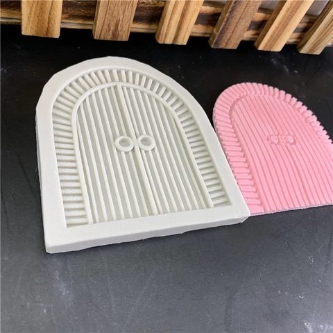 Stampo in Silicone a Forma di Porta ad Arco Stile Europeo Strumento per Decorazione Torte Fondente Resina Epossidica DIY