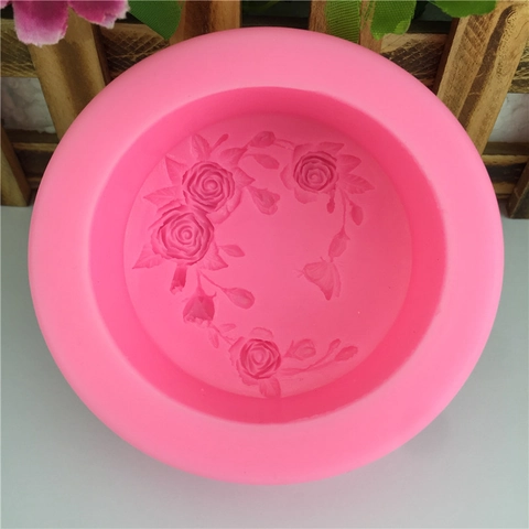 Butterfly Rose Flower DIY Silicone Mold For Cake Decoration Handmade Soap Candle Aromatherapy Wax Resin Craft Casting Tool