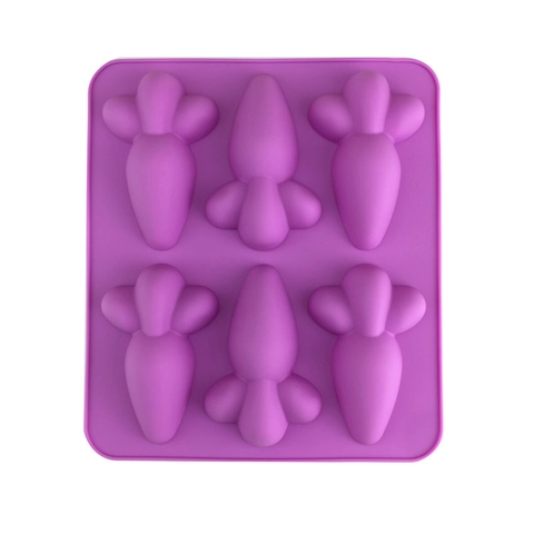 Stampo per Torte in Silicone a Forma di Carota per Cottura Cioccolato Gelatina Budino Sapone Fatto a Mano Fai da Te Creativo
