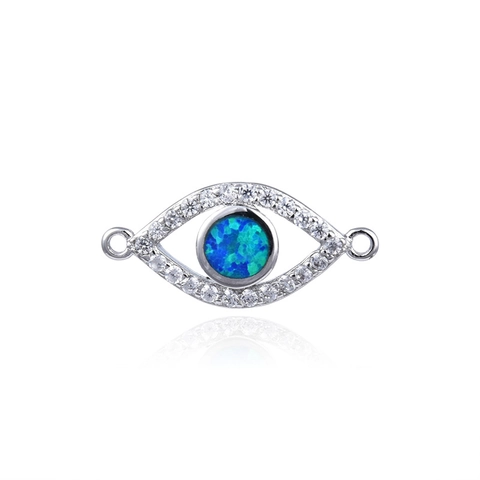 Kupfer Böser Blick Künstlicher Opal Strass Bolo Armband Für Damen Verstellbar Geheimnisvoll Exotischer Stil Mode Schmuck