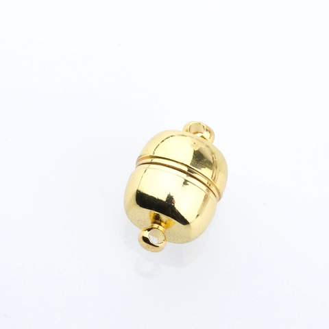 Magnetische Sieradensluiting Voor DIY Ketting Armband Maken Gegalvaniseerd Koper Trommelvorm Verbinding Gespen Accessoires