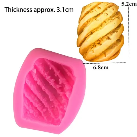 Ananas Form Silikonform Für DIY Handgemachte Seife Fondant Kuchen Dekoration Harz Handwerk Form Flexible Rosa Backwerkzeug