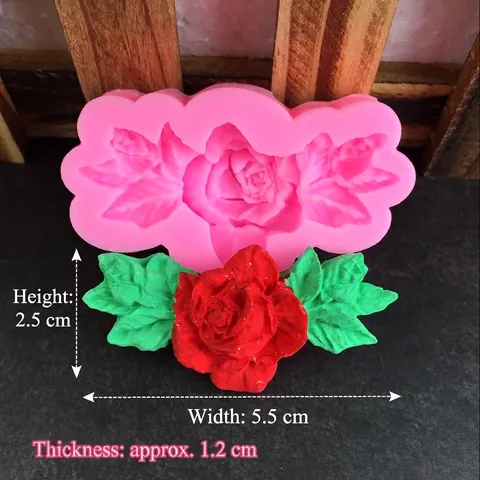 DIY Mini Rosenblütenranke Silikonform Für Fondant Kuchen Schokolade Handgemachte Seife Sugarcraft Dekoration Backwerkzeug