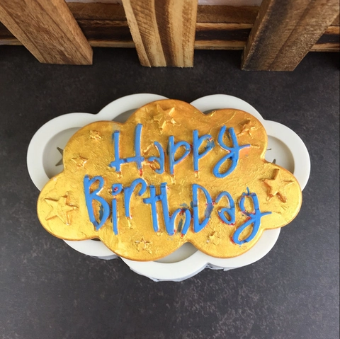 Happy Birthday Wolkenform Silikonform Für Fondant Schokolade Tortenaufsatz Sterne Design Backen Dekoration DIY Manuelles Werkzeug