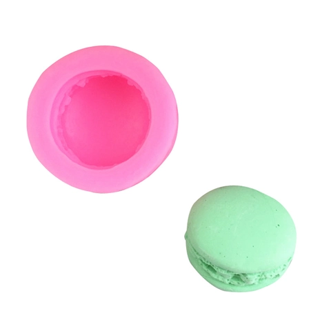 3D Macaron Form Silikonform Für Seife Kerze Fondant Herstellung Lebensmittelecht Pink Backen Dekoration DIY Küchenbedarf