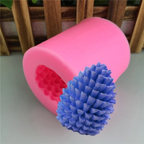 3D Tannenzapfen Silikonform Für Handgefertigte Kerze Seife Fondant Kuchen Schokolade Harz Weihnachten Backwerkzeug