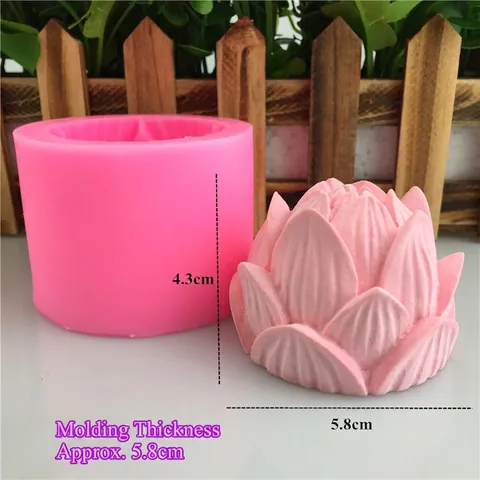 3D Lotus Blume Form Silikonform Für DIY Handgemachte Seife Fondant Kuchen Schokolade Süßigkeiten Basteln Backwerkzeug